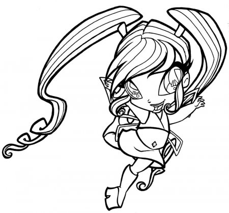 Раскраски Winx.