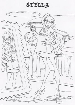 Раскраски Winx.