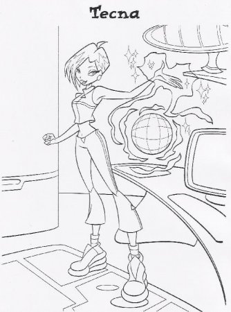 Раскраски Winx.