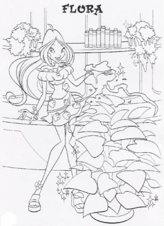 Раскраски Winx.