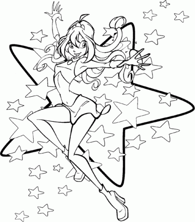 Раскраски Winx.