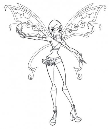 Раскраски Winx.