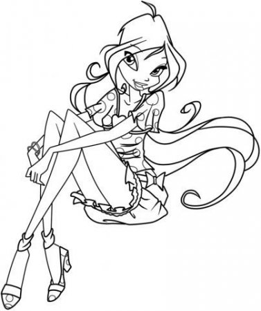 Раскраски Winx.