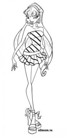 Раскраски Winx.