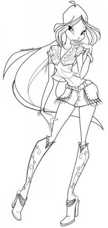 Раскраски Winx.
