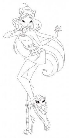 Раскраски Winx.