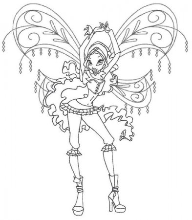 Раскраски Winx.