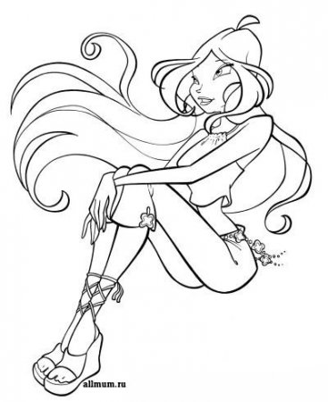 Раскраски Winx.