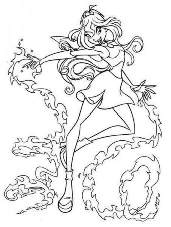 Раскраски Winx.