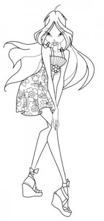 Раскраски Winx.
