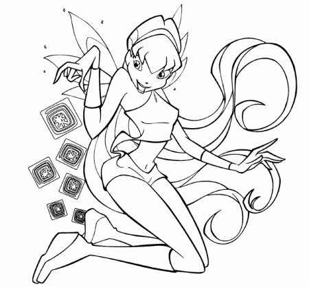 Раскраски Winx.