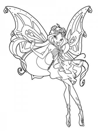 Раскраски Winx.