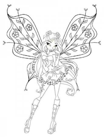 Раскраски Winx.