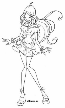 Раскраски Winx.