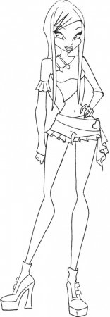 Раскраски Winx.